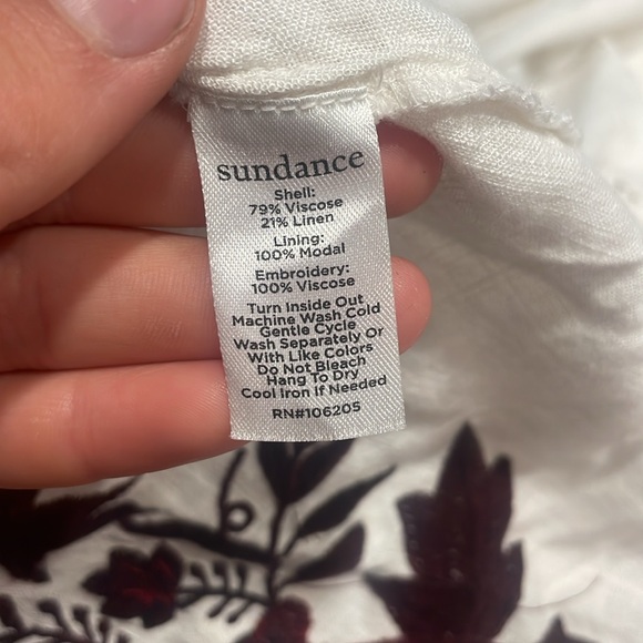 Sundance embroidered long sleeve maxi dress - Picture 8 of 8